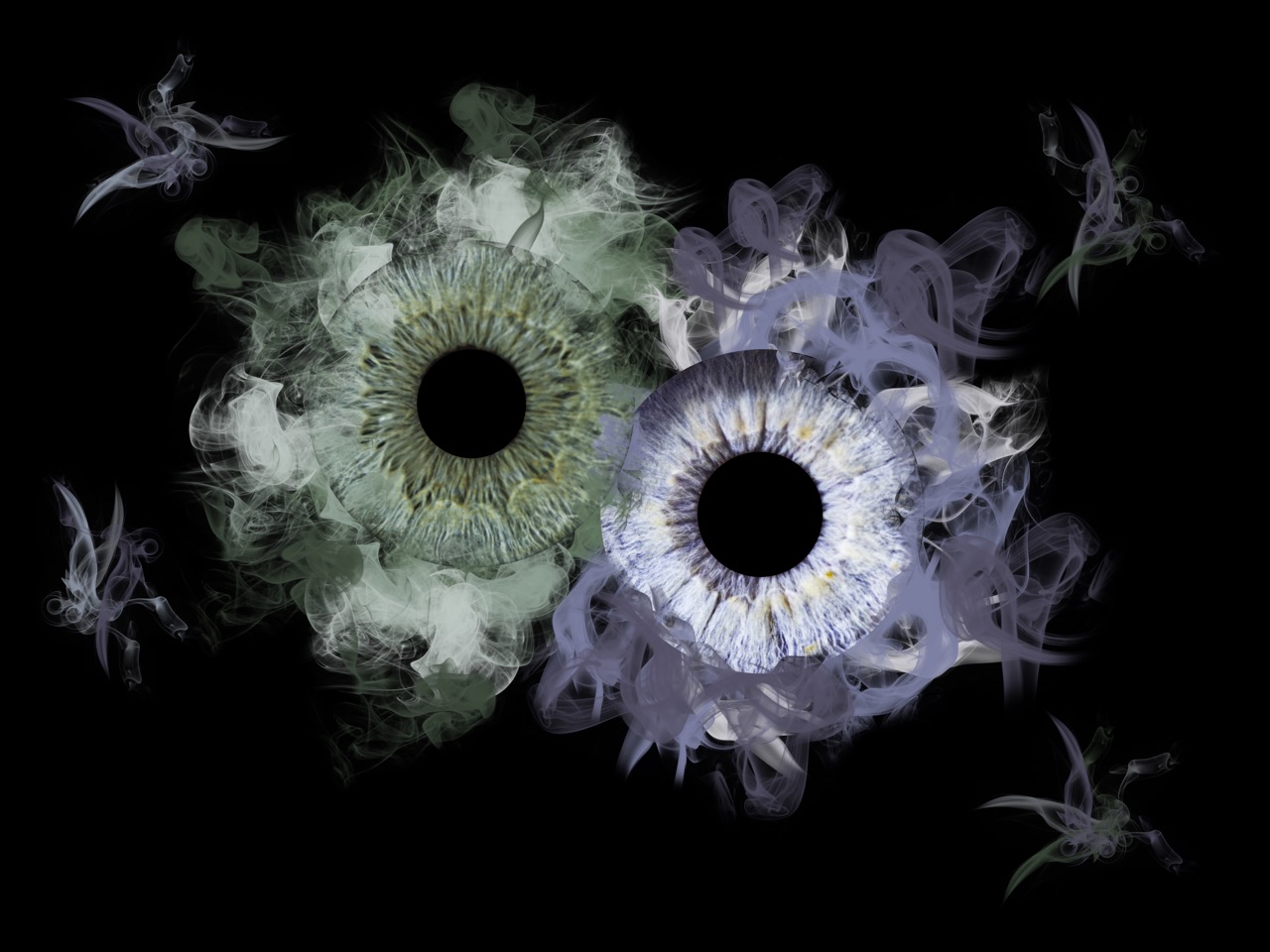 jerome-w-photographies - photo iris style fumée